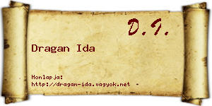 Dragan Ida névjegykártya